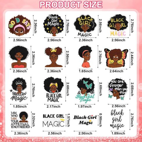Positive Affirmations Iron on Patches 20pcs Motivational Phrases Embroidered Patch Inspirational Words Sew on Applique Patches for Clothes Bags Hats T-Shirts Jeans Jackets in Kuwait