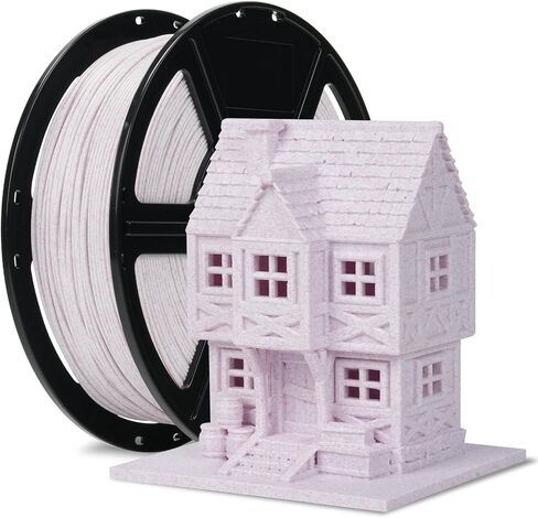 Flashforge Rapid PLA Filament 1.75mm Marble Brown ، Max 500mm/S طباعة عالية السرعة ، خيوط طابعة ثلاثية الأبعاد 1 كجم ، دقة الأبعاد +/- 0.02 مم ، استمتع بجودة طباعة استثنائية in Kuwait