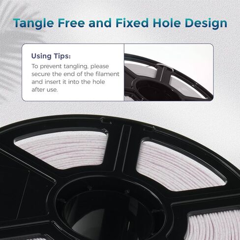 Flashforge Rapid PLA Filament 1.75mm Marble Brown ، Max 500mm/S طباعة عالية السرعة ، خيوط طابعة ثلاثية الأبعاد 1 كجم ، دقة الأبعاد +/- 0.02 مم ، استمتع بجودة طباعة استثنائية in Kuwait