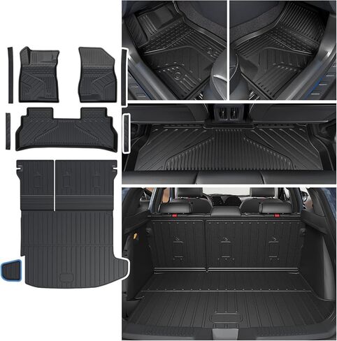 Cargo Mat for 2024 2025 Chevy Trax, All-Weather TPE Trunk Mat with Backrest Mat for Chevrolet Trax Accessories (Includes a Left Storage Mat) in Saudi Arabia