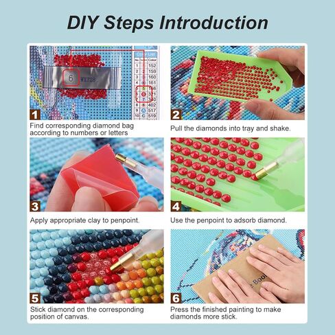 FHBUBPUP Starry Sky Diamond Painting Kits for Adults, Starry Night Scenery Diamond Art Kits for Beginners, 5D DIY Full Drill Round Gem Art, Paint with Diamond Beads Craft Home Wall Decor 12x12 inch in Kuwait