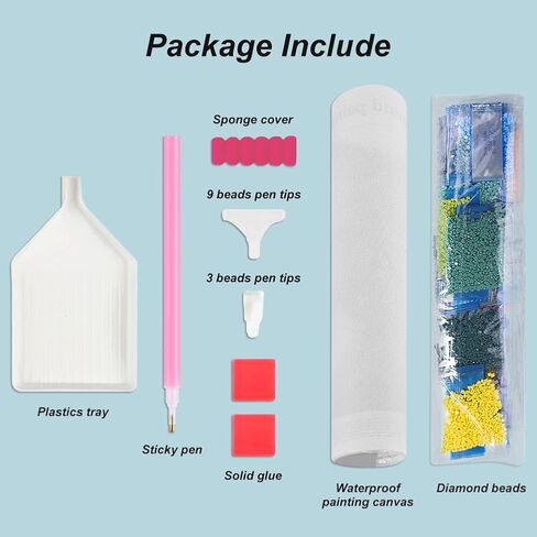 FHBUBPUP Starry Sky Diamond Painting Kits for Adults, Starry Night Scenery Diamond Art Kits for Beginners, 5D DIY Full Drill Round Gem Art, Paint with Diamond Beads Craft Home Wall Decor 12x12 inch in Kuwait