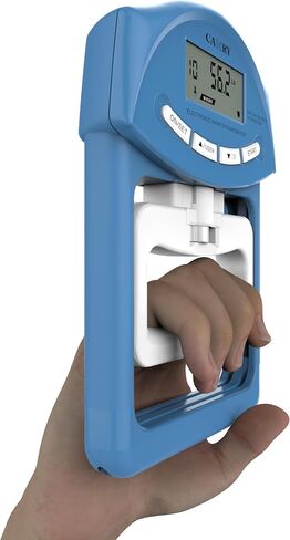CAMRY Digital Hand Dynamometer Grip Strength Measurement Meter 198Lbs / 90Kgs Auto Capturing Electronic Hand Grip Power in Saudi Arabia