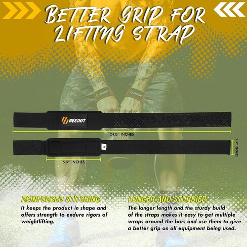 Ultimate Lifting Strap - Maximize Gym Performance with Heavyweight Support & Comfort - Ideal for Powerlifting & Bodybuilding in Saudi Arabia
