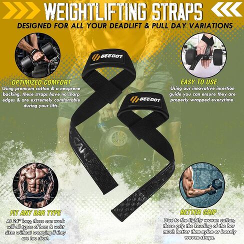 Ultimate Lifting Strap - Maximize Gym Performance with Heavyweight Support & Comfort - Ideal for Powerlifting & Bodybuilding in Saudi Arabia