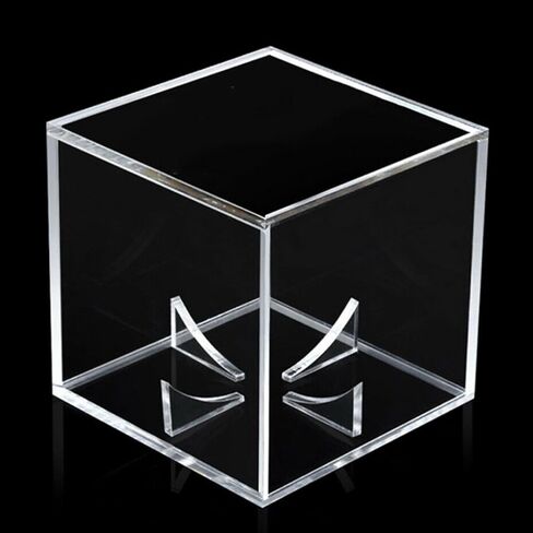 Baseball Display Case Acrylic Cube - UV Protected Acrylic Baseball Holder, Display Case for Autographed Baseball, Tennis Ball, Golf Ball, Billiard Ball, Memorabilia Display Cases (12 PC) in Saudi Arabia