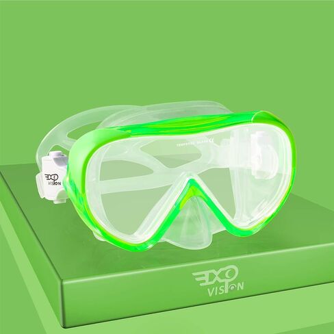 Kids Snorkel Swim Mask, Child Diving Mask Anti-Fog Swim Goggles with Nose Cover for Snorkeling Diving Swimming in Kuwait