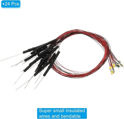 PATIKIL 0402 LED MICRO مسبقًا ، 24 PCS 9-12V مصغرة مسبقًا من الجهاز المصغر الذي ينبعث منه الجهاز. in Saudi Arabia
