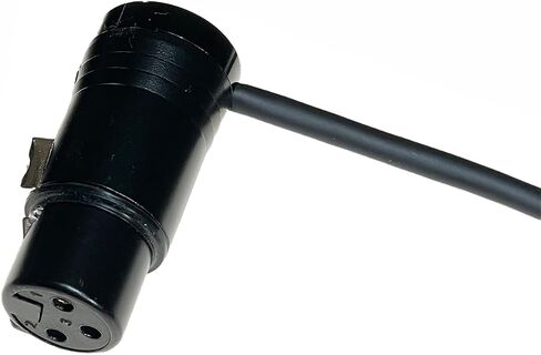 Male Low Profile XLR Connector, Adjustable Angle with Gold-Plated Connectors, DIY, Includes Allen Wrench for Easy Connecting, Space-Saving Design for Audio Professionals and Musicians in Saudi Arabia