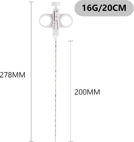 2 PCS Biopsy Needles, Disposable Tissue Sampling Tool, Semi-Automatic Veterinary Sampling Needles for Pet, Livestock, and Wildlife Health (14G/15CM) in Saudi Arabia