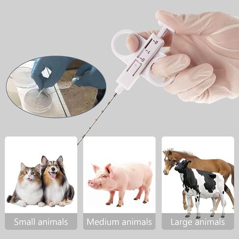 2 PCS Biopsy Needles, Disposable Tissue Sampling Tool, Semi-Automatic Veterinary Sampling Needles for Pet, Livestock, and Wildlife Health (14G/15CM) in Saudi Arabia