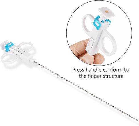 2 PCS Biopsy Needles, Disposable Tissue Sampling Tool, Semi-Automatic Veterinary Sampling Needles for Pet, Livestock, and Wildlife Health (14G/15CM) in Saudi Arabia