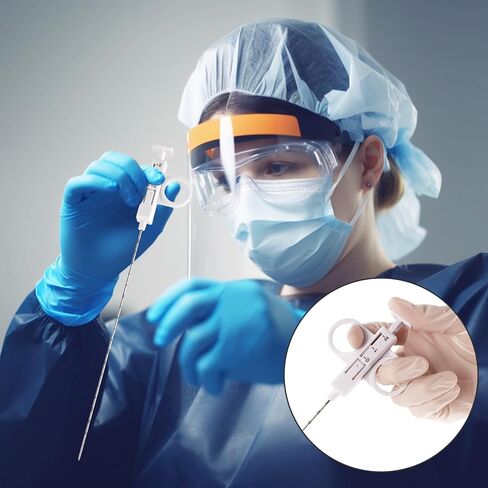 2 PCS Biopsy Needles, Disposable Tissue Sampling Tool, Semi-Automatic Veterinary Sampling Needles for Pet, Livestock, and Wildlife Health (14G/15CM) in Saudi Arabia