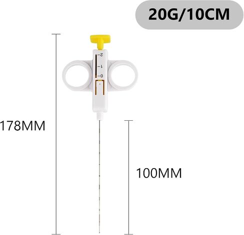 2 PCS Biopsy Needles, Disposable Tissue Sampling Tool, Semi-Automatic Veterinary Sampling Needles for Pet, Livestock, and Wildlife Health (14G/15CM) in Saudi Arabia