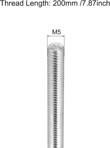 MECCANIXITY Fully Threaded Rod M10 x 150mm 1.5mm Thread Pitch 304 Stainless Steel Right Hand Threaded Rods Bar Studs 2 Pack in Saudi Arabia