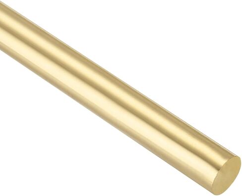 MECCANIXITY Brass Rods 1/8 Inch x 12 Inch Brass Solid Round Rod for Handle Pin DIY Craft Material Pack of 16 in Saudi Arabia
