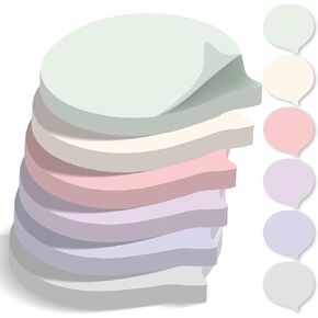 Sticky Notes 3x3-6 Colors Self-Stick Note Pads 420 Sheets - 6 Pads Aethetic Stick Notes 70 Sheets/Pad - Super Sticking Memo Pads - Perfect for Office Home School Desk Accessories