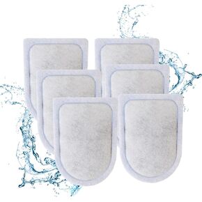 6 Packs Carbon Filter Cartridges for Tetra Whisper EX Filters, Replacement Filter Cartridges Large for Tetra