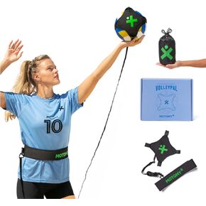 Volleyball Training Equipment Aid 'Volleypal' – Solo Volleyball Equipment for Practicing Serve, Spike, Set & Pass; Volleyball Practice Equipment Gift for Beginners & Experts