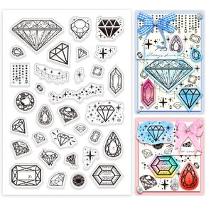PH PandaHall Sunflower Transparent Stamps, PVC Plastic Clear Stamps Flower Stamps Greeting Card Stamps Seal Stamps for DIY Scrapbooking Album Decorating Card Making Craft Making