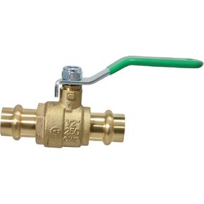 2 Pc XFITTING 3/4 Inch x 3/4 Inch Press Ball Valve, 202-3-1=2XX
