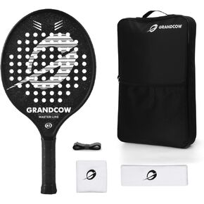 Platform Tennis Paddle Racket Pro Carbon Fiber Power Lightweight Paddles Padel Racquet