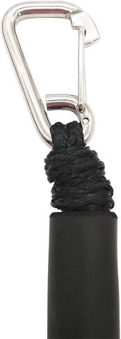 Boat Bungee Dock Llines, Double Braided Nylon Mooring Ropes for Boats, Boat Pontoon Accessories, Perfect for Jet Ski, SeaDoo, WaveRunner, Kayak, Pontoon PWC, 4 ft Black, 2 Pieces in Saudi Arabia