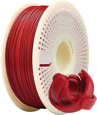 eSUN PLA+ Refilament 1.75mm and Upgarded eSpool+ Set, Reusable and Removable Filament Spool Replacement with 3D Printer Refill PLA Plus, 1KG Spoolless 3D Printing Filament, Bone White in Saudi Arabia