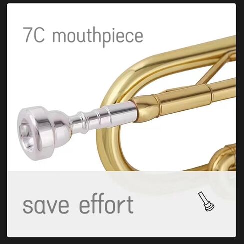 7C Trumpet Mouthpiece Sliver Trumpet Mouthpiece Set with Box (3C) in Saudi Arabia