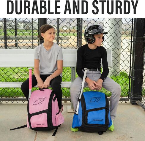 Baseball Bag - Backpack for Baseball, Softball, Tball - Adults & Youth Bat Bag - White in Saudi Arabia