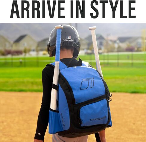 Baseball Bag - Backpack for Baseball, Softball, Tball - Adults & Youth Bat Bag - White in Saudi Arabia