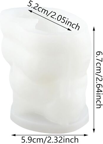 Rose Bear Candle Molds Flower Bear Silicone Candle Mold Bouquet Bear Resin Casting Mold for Valentine's Day Candle Home Decorate Mold Candle Making Mold Aromatherapy Gypsum Candles Clay Craft in Kuwait