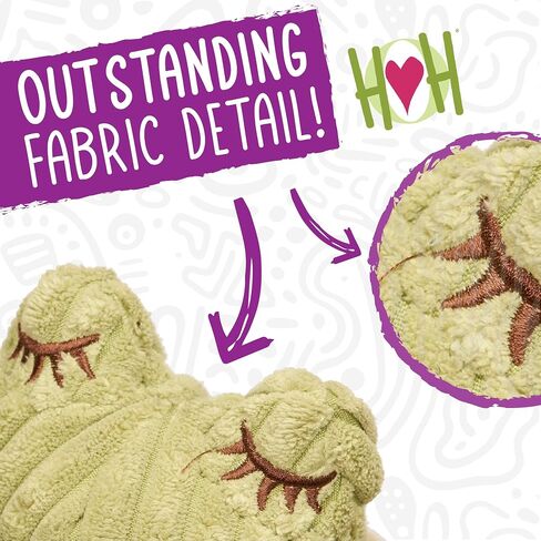 HuggleHounds Knottie Plush Dog Toy - Dog Stuffed Animal Toy, Puppy Toys, Squeaky Dog Toy for Small, Medium & Large Dogs, Durable Plush to Keep Them Busy - Dillie Duck, Large in Kuwait