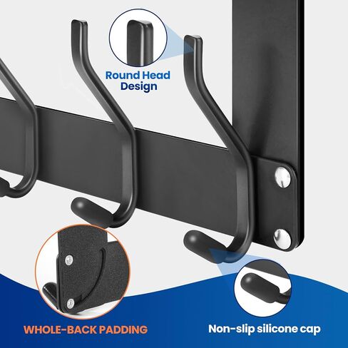 Foldable Over The Door Hook,No Assembly Required Door Hanger Hook,Sturdy Over The Door Towel Rack,Over The Door Hanger Door Hooks for Hanging Clothes,Backpack,Coat Rack Hat Rack for door,White in Saudi Arabia