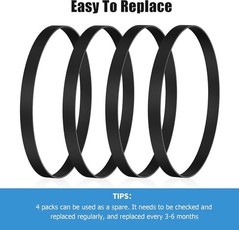 Vacuum Belts for Hoover Windtunnel T-Series 562289001 AH20065 Replacement Vacuum Cleaner Flat Belt for Hoover UH70200 UH70130 UH70205 UH70210 UH71214 UH72600 UH70900 UH70905, 2-Pack in Saudi Arabia