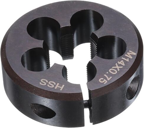 Harfington Round Threading Die M17 × 2 سلسلة متري 38 مم OD قابلة للتعديل اليمنى من الصلب عالي السرعة (HSS) جولة يموت المسمار قطع خيط يموت لإصلاح الخيط in Saudi Arabia