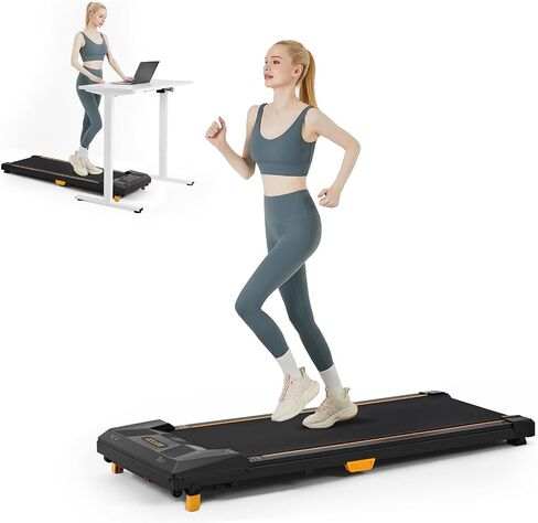 Walking Pad with Auto Incline, 13% BESTGOD Under Desk Treadmill for Home Office 450LBS Weight Capacity, 2.5HP Incline Walking Pad with Remote Control and LED Display in Saudi Arabia
