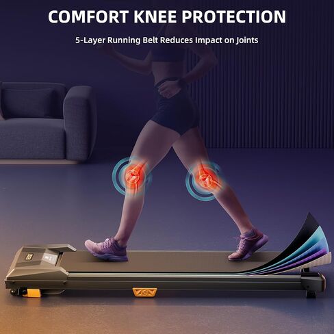 Walking Pad with Auto Incline, 13% BESTGOD Under Desk Treadmill for Home Office 450LBS Weight Capacity, 2.5HP Incline Walking Pad with Remote Control and LED Display in Saudi Arabia