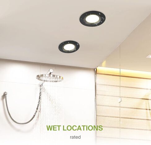 ASD Retrofit LED Recessed Lighting 5/6 Inch | 12W 1009Lm Wet Rated Dimmable Ceiling LED Downlights | 2700K-5000K Adjustable CRI90 Bronze LED Room Recessed Light Fixtures | LED Can Lights 6 Pack in Saudi Arabia