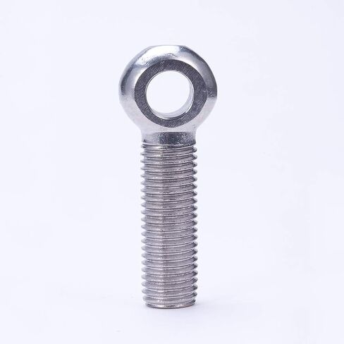 MroMax M8x70mm Machinery Shoulder Swing Lifting Eye Bolt 304 Stainless Steel Metric Thread Silver 2pcs in Saudi Arabia
