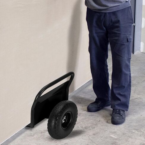 Heavy Duty Panel Dolly, All-Terrain Slab Dolly with 1000 LB Weight Capacity,10" Solid Rubber Tires and Two Handles - Ideal for Moving Heavy Drywall Sheets and Doors (Orange) in Saudi Arabia