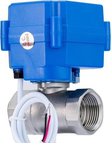 1/2" Brass Motorized Ball Valve, Electric Ball Valve Full Port, 9-24V AC/DC, 2 Wire Auto Return in Saudi Arabia