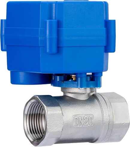 1/2" Brass Motorized Ball Valve, Electric Ball Valve Full Port, 9-24V AC/DC, 2 Wire Auto Return in Saudi Arabia