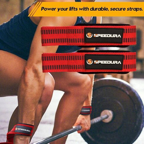 Heavy Duty Cotton 23'' Lifting Straps & 22'' Wrist Wraps Set – Premium Support for Deadlifts, Powerlifting & Strength Training – Weight Lifting Wrist Wraps for Men & Women in Saudi Arabia