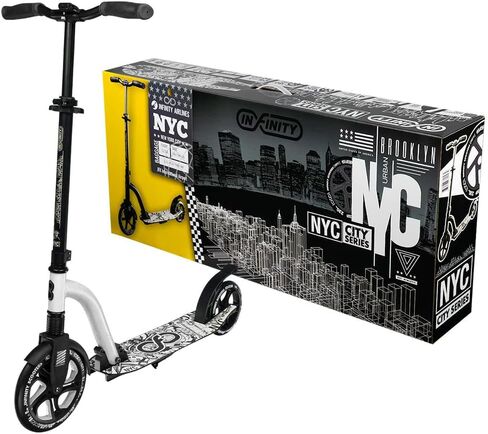 Crazy Skates Foldable Kick Scooter - Kick Scooters for Adults, Teens and Kids with Carrying Strap - Fast Folding, Adjustable Handlebars and Lightweight in Saudi Arabia
