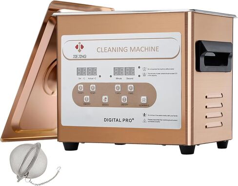 900ml Jewelry Cleaner Ultrasonic Machine Upgrade 40kHz Sonic Cleaner Machine for Glasses Diamond Ring Retainer Watch Small Parts in Saudi Arabia