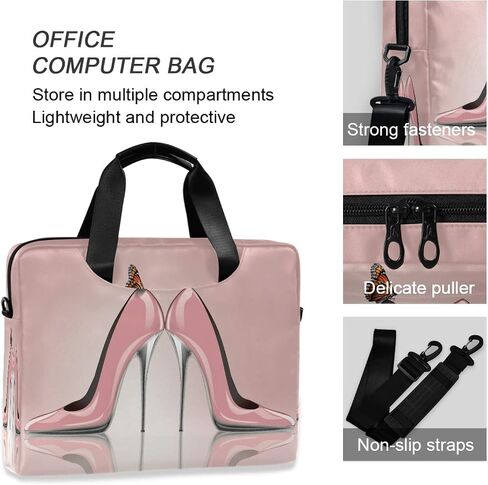 Laptop Shoulder Bag Giraffe Leopard Print Portable Laptop Sleeve Case with Strap for 14/15.6/16in Notebook Computer Messenger Bag for Women Men Briefcase in Kuwait