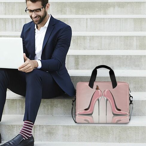 Laptop Shoulder Bag Giraffe Leopard Print Portable Laptop Sleeve Case with Strap for 14/15.6/16in Notebook Computer Messenger Bag for Women Men Briefcase in Kuwait