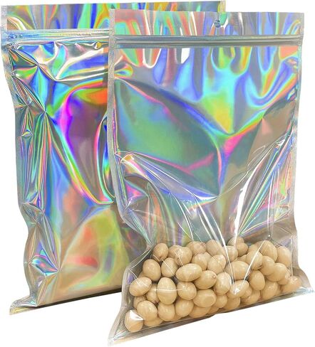 50pcs أكياس zip zip Foil zip 6 × 9 بوصة ، قابلة للاستيلاء على عينة الأكياس الأكياس الأكياس لتغليف المجوهر in Kuwait