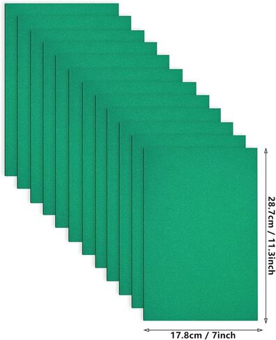 Jtnohx Adhesive Foam Sheets for Crafts, 12 Pieces Eva Foam Paper, 7"×11.3" Craft Foam with Self Adhesive Backing, Sticky Foam Paper for Crafts DIY (White) in Kuwait